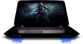 Sein Laptop
